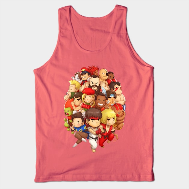 Super Street Fighter II Turbo Tank Top by RySpirit